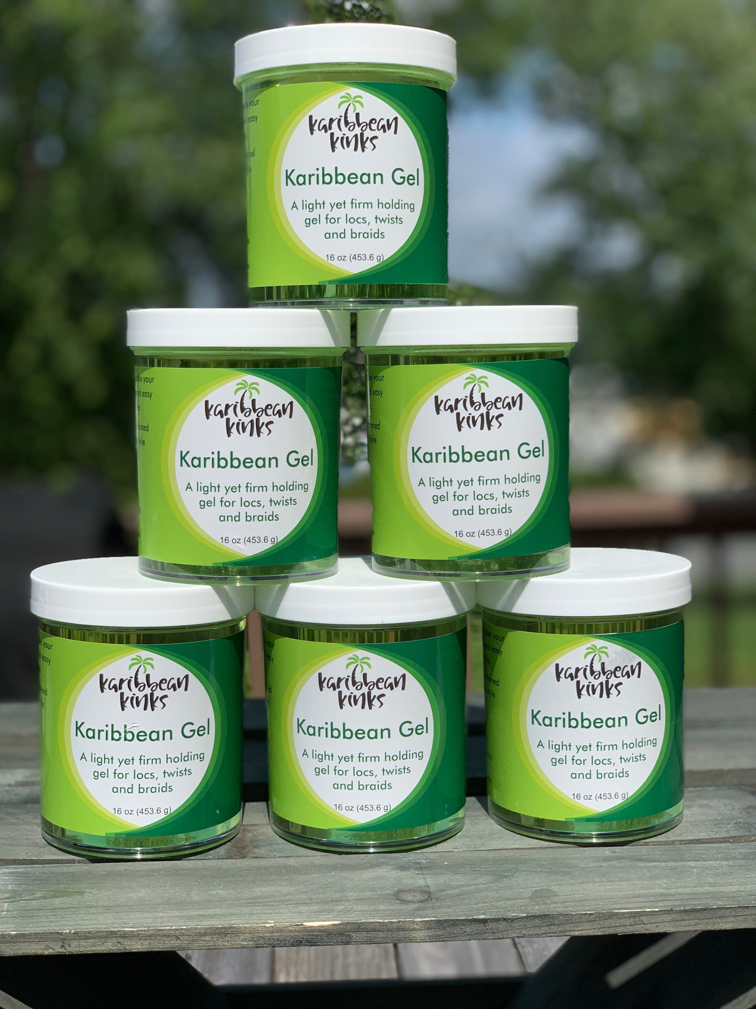 12 Jars of 16oz gel | Karibbean Kinks Natural Hair Salon